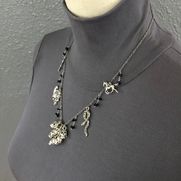 "Hades: God of the Underworld" Pluto Greek Roman Mythology Handmade Necklace - Picture 5 of 14